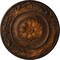 Ekena Millwork Milan Ceiling Medallion, Hand-Painted Rust, 47 5/8"OD x 2 3/4"P CM47MIRUS - alternate 1